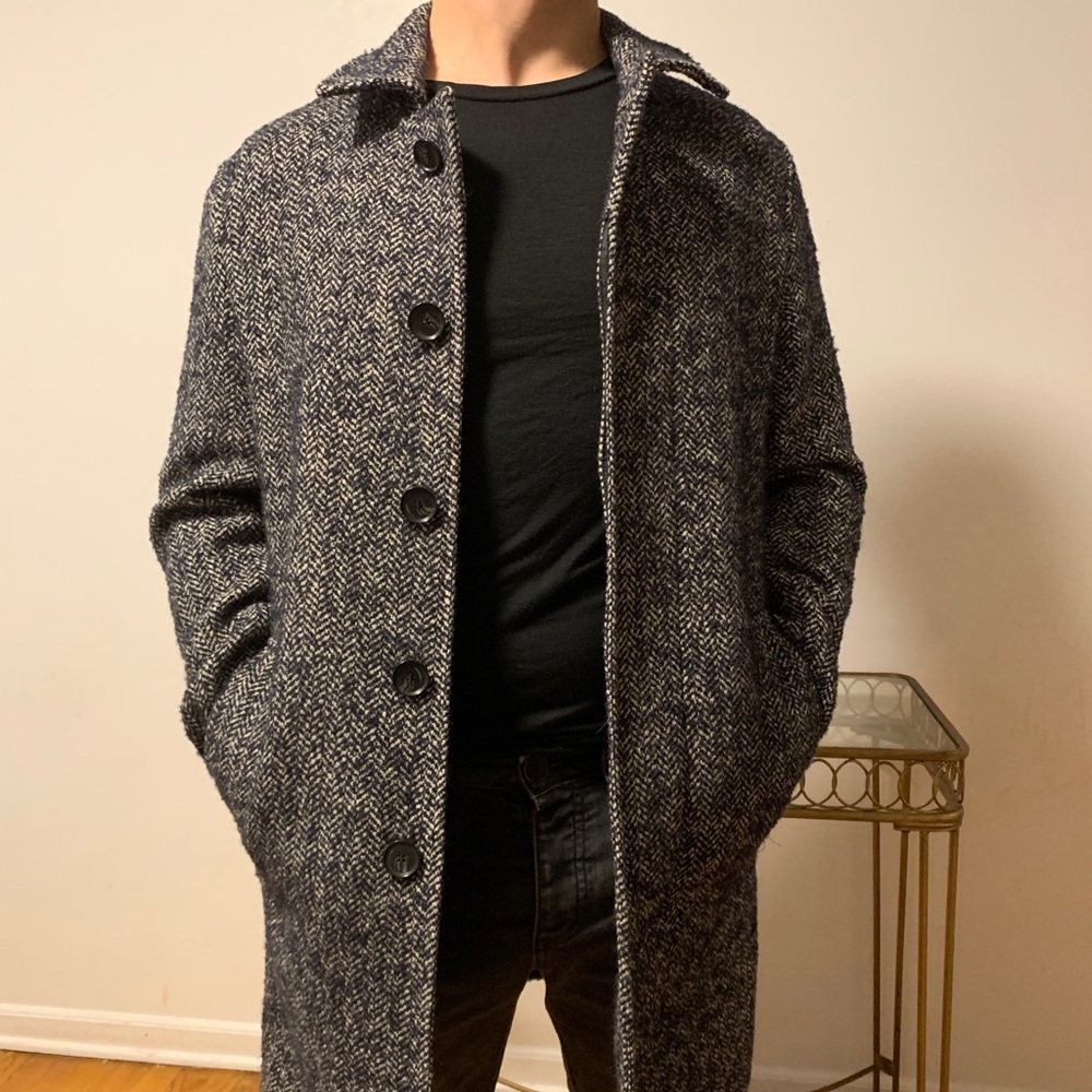 DKNY wool blend men jacket.